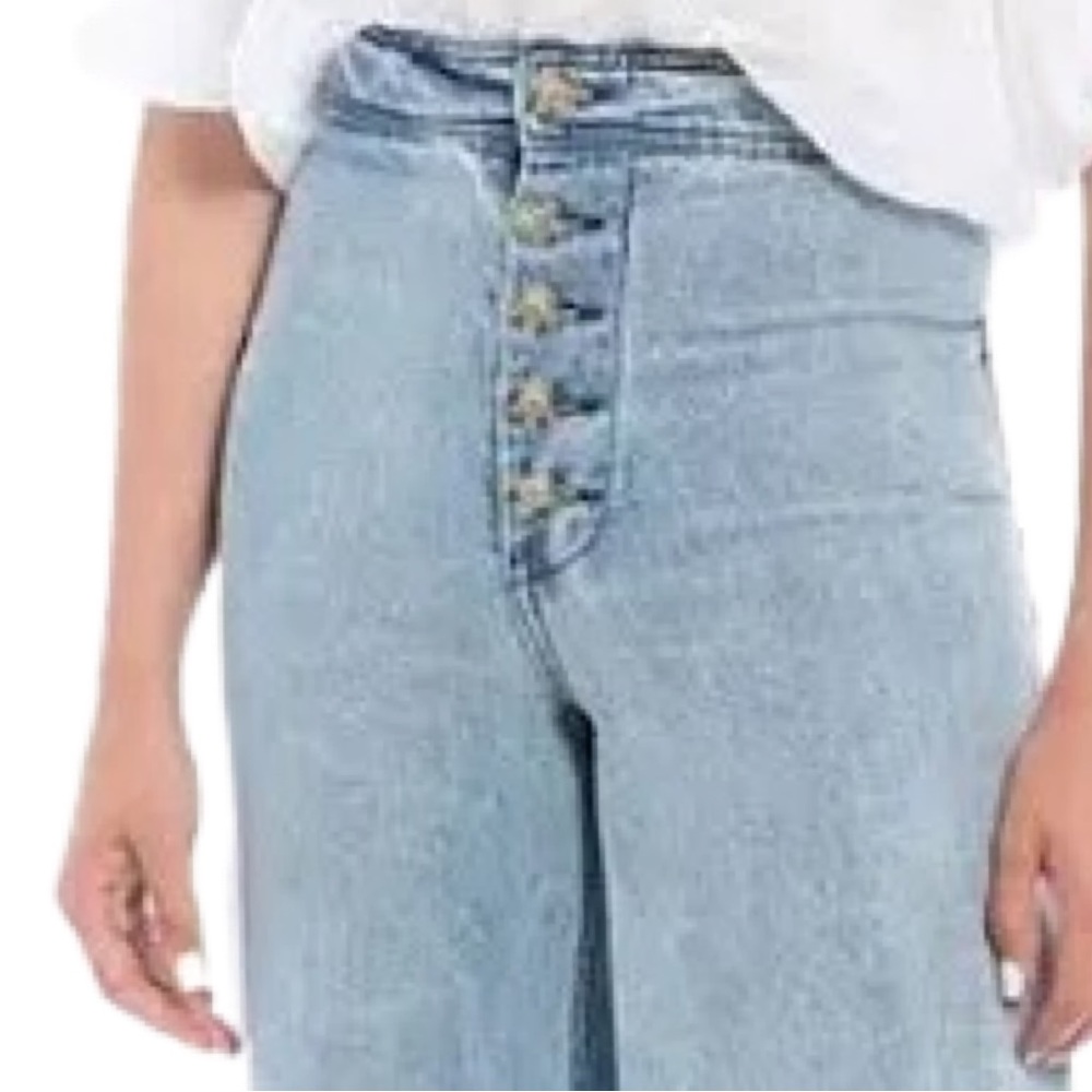NWT $88 Every High Waist Wide Leg Jeans Runs Small - Picture 5 of 11